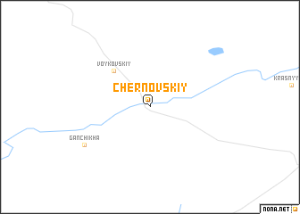 map of Chernovskiy