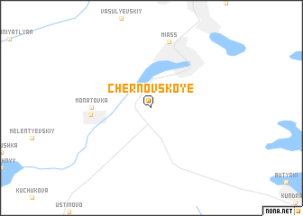 map of Chernovskoye