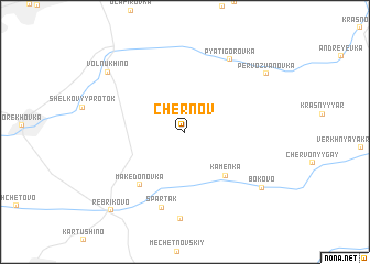 map of Chernov