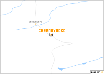 map of Chernoyarka