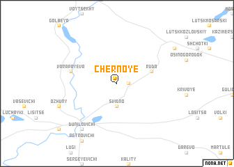 map of Chërnoye