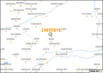 map of Chërnoye