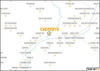 map of Chërnoye