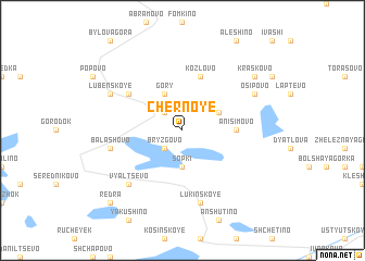 map of Chërnoye