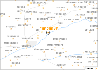 map of Chërnoye