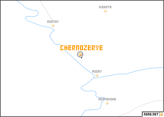 map of Chernozër\