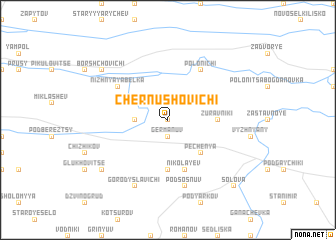 map of Chernushovichi