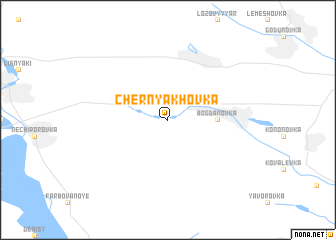 map of Chernyakhovka