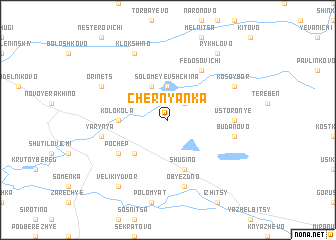 map of Chernyanka