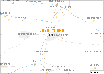 map of Chernyanka