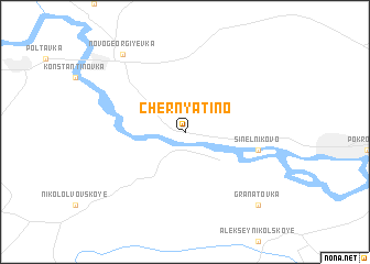 map of Chernyatino