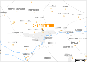 map of Chernyatino
