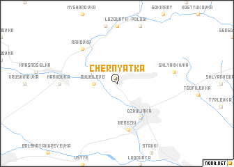 map of Chernyatka