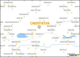 map of Chernyatka