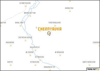 map of Chernyavka