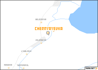 map of Chernyayevka