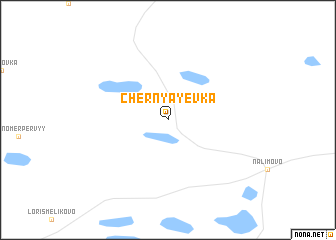 map of Chernyayevka