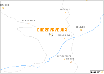 map of Chernyayevka