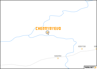 map of Chernyayevo