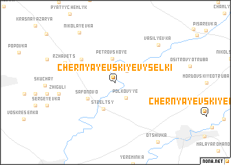 map of Chernyayevskiye Vyselki