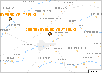 map of Chernyayevskiye Vyselki