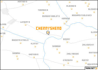 map of Chernysheno