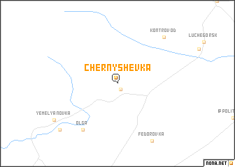 map of Chernyshëvka