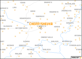 map of Chernyshevka