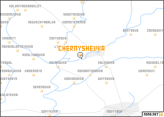 map of Chernyshëvka