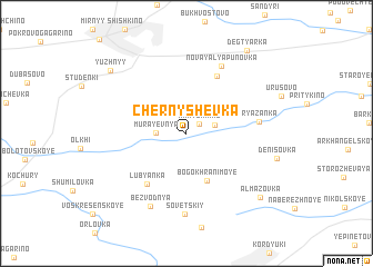 map of Chernyshevka
