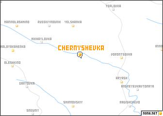 map of Chernyshëvka