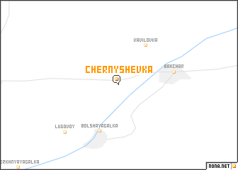 map of Chernyshëvka