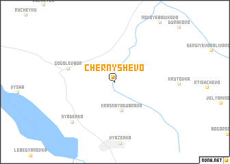 map of Chernyshëvo