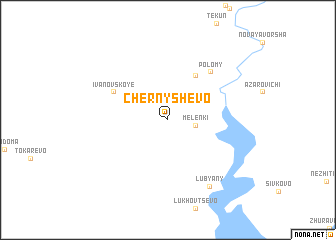 map of Chernyshëvo