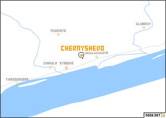 map of Chernyshëvo