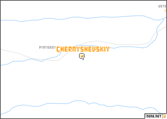 map of Chernyshevskiy