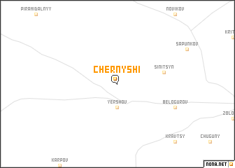 map of Chernyshi