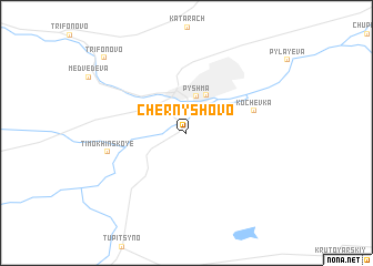 map of Chernyshovo