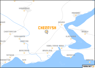 map of Chernysh