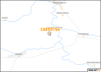 map of Chërnysh