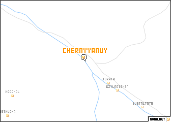 map of Chërnyy Anuy