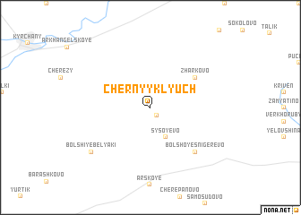 map of Chërnyy Klyuch