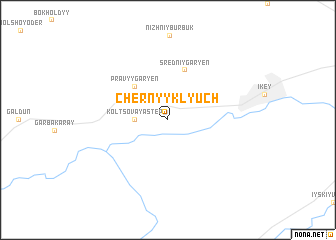 map of Chërnyy Klyuch