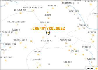 map of Chërnyy Kolodez\