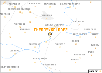 map of Chërnyy Kolodez\
