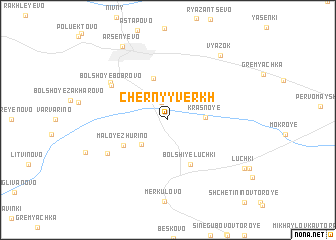 map of Chërnyy Verkh