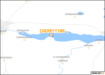 map of Chërnyy Yar