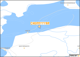 map of Chërnyy Yar