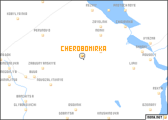 map of Cherobomirka