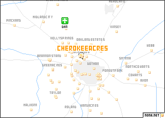 map of Cherokee Acres